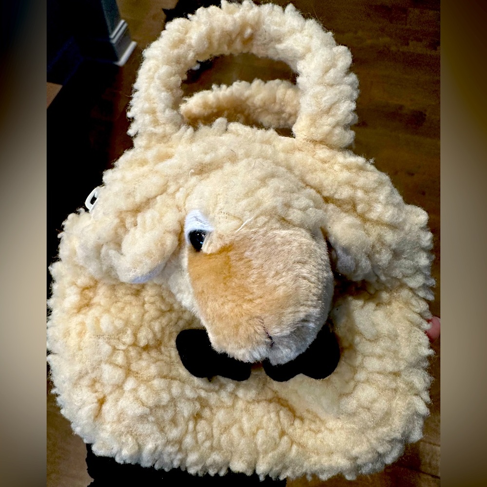 Lamb Plush Mini-Purse